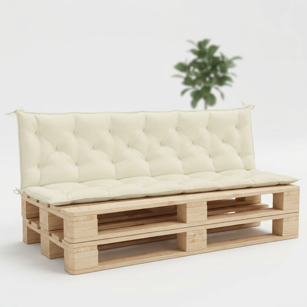 Coussin palette gris Oxford imperméable - Variation 1