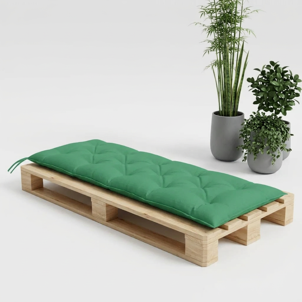 Coussin palette anthracite 180x50x7cm imperméable - Variation 1