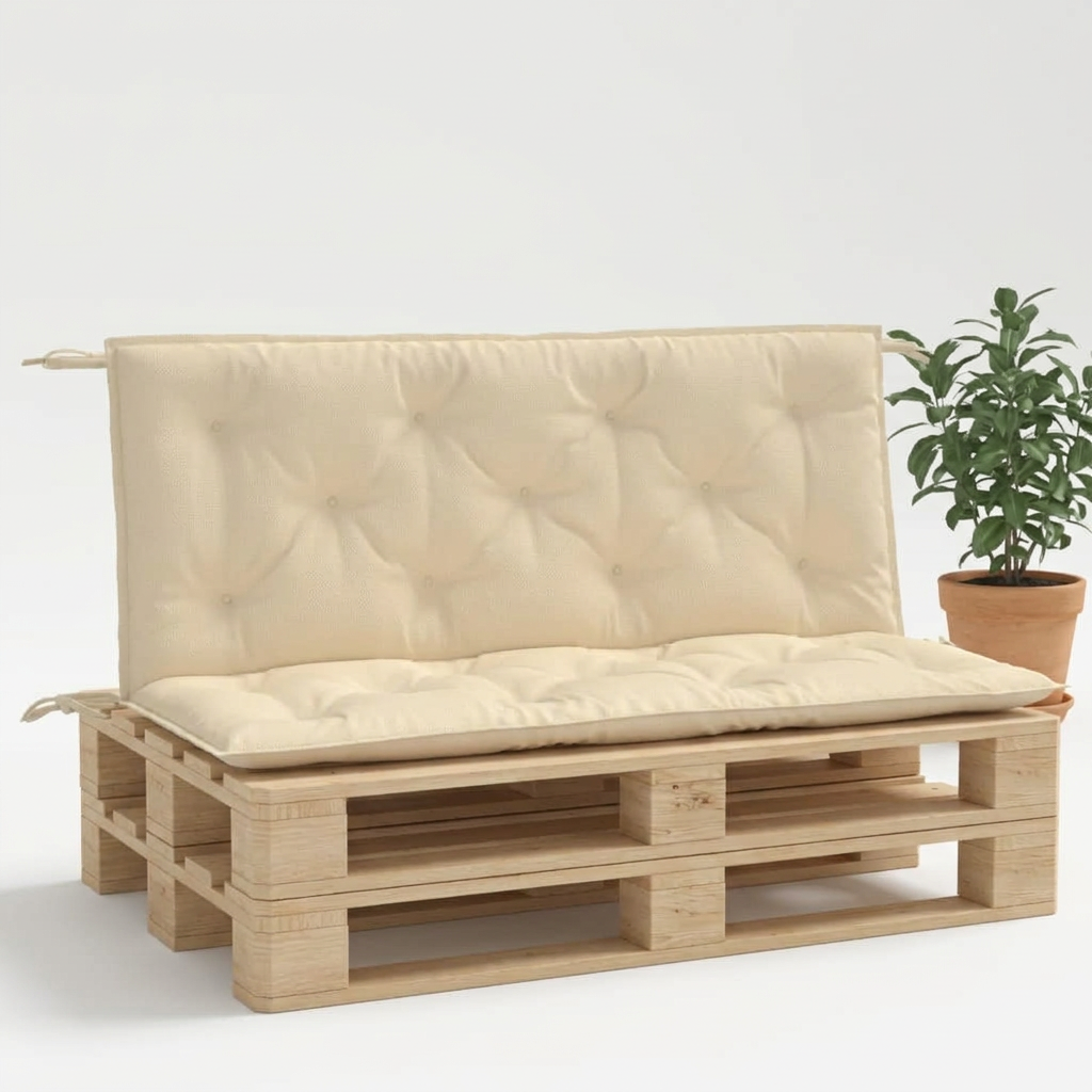 Coussin palette lot 2 banc anthracite Oxford - Variation 1