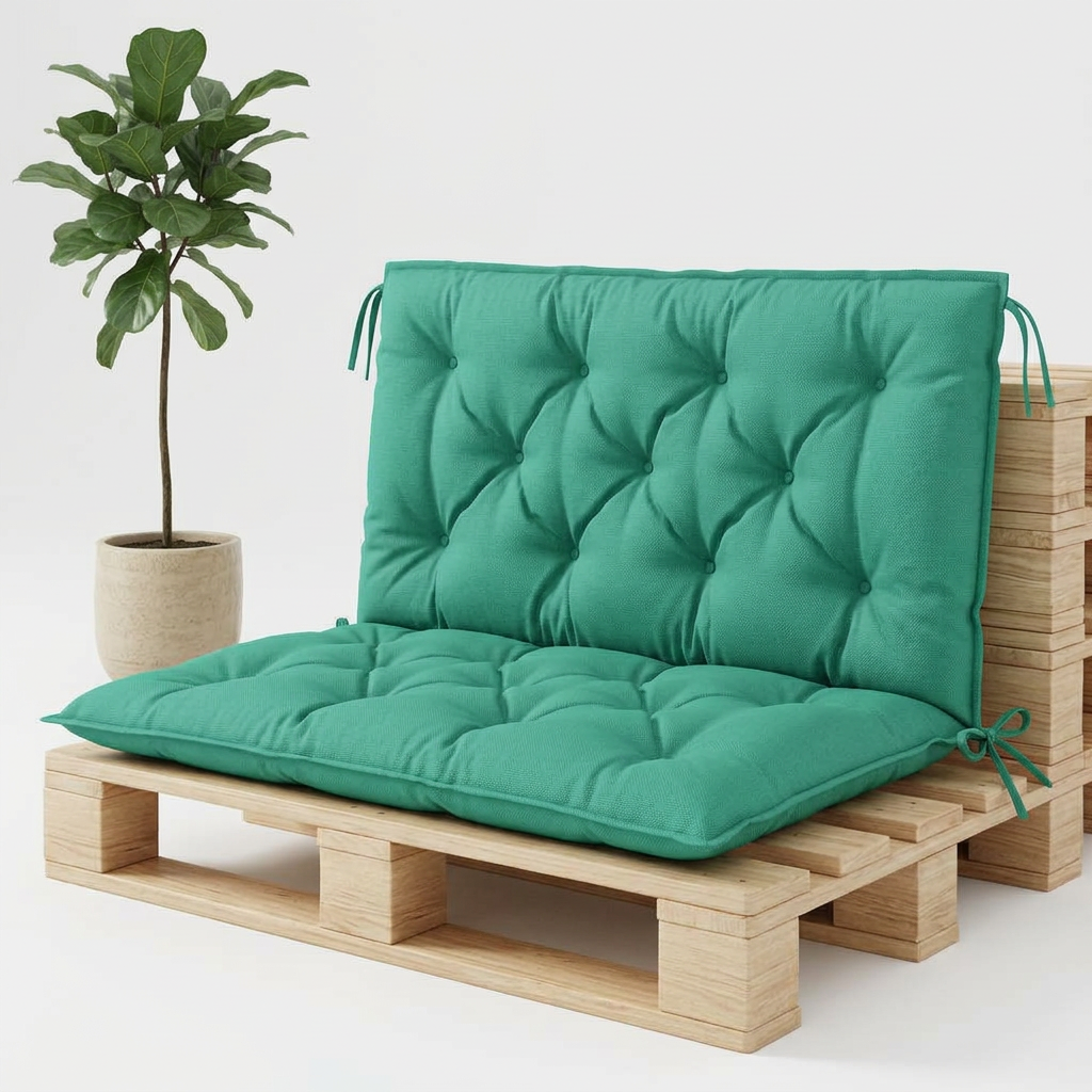 coussin pour palette vert - Variation 1