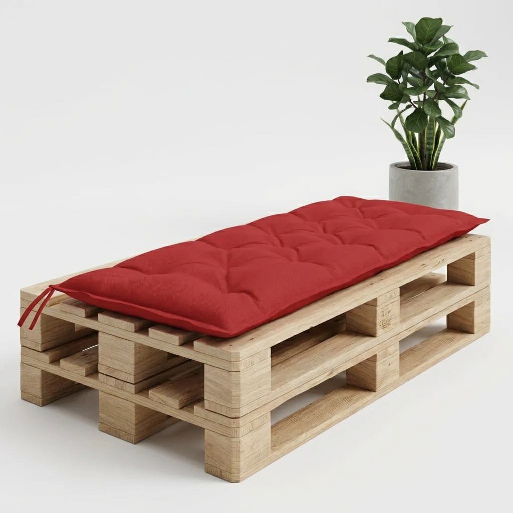 Coussin palette Anthracite 200x50x7cm Oxford - Variation 1