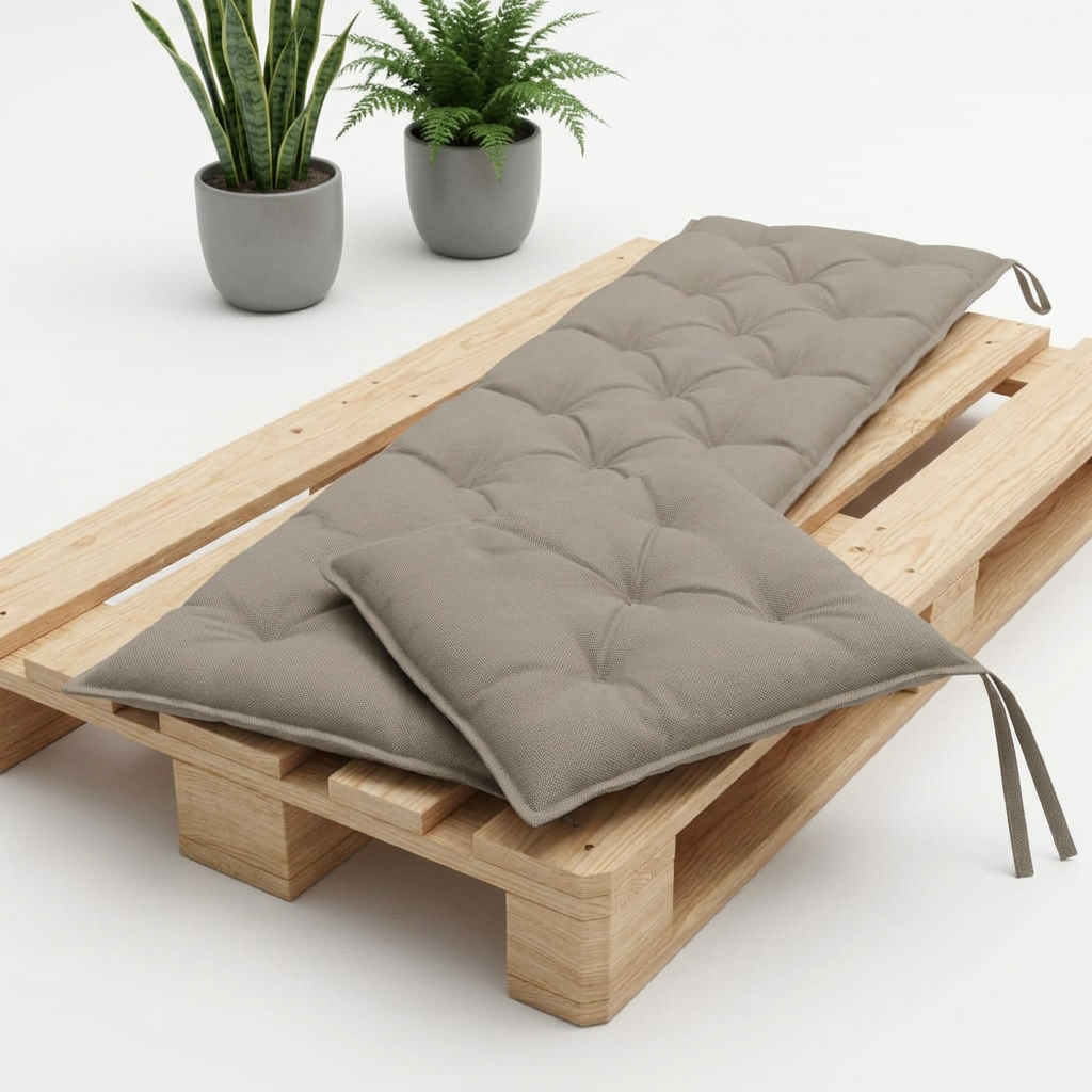 Coussin palette Anthracite 200x50x7cm Oxford - Variation 1