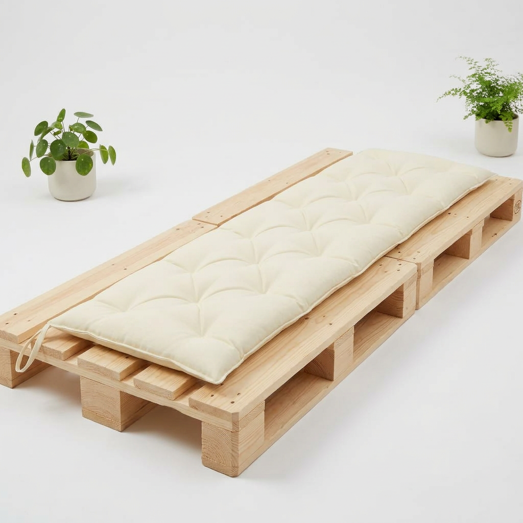 Coussin palette anthracite 180x50x7cm Oxford - Variation 1