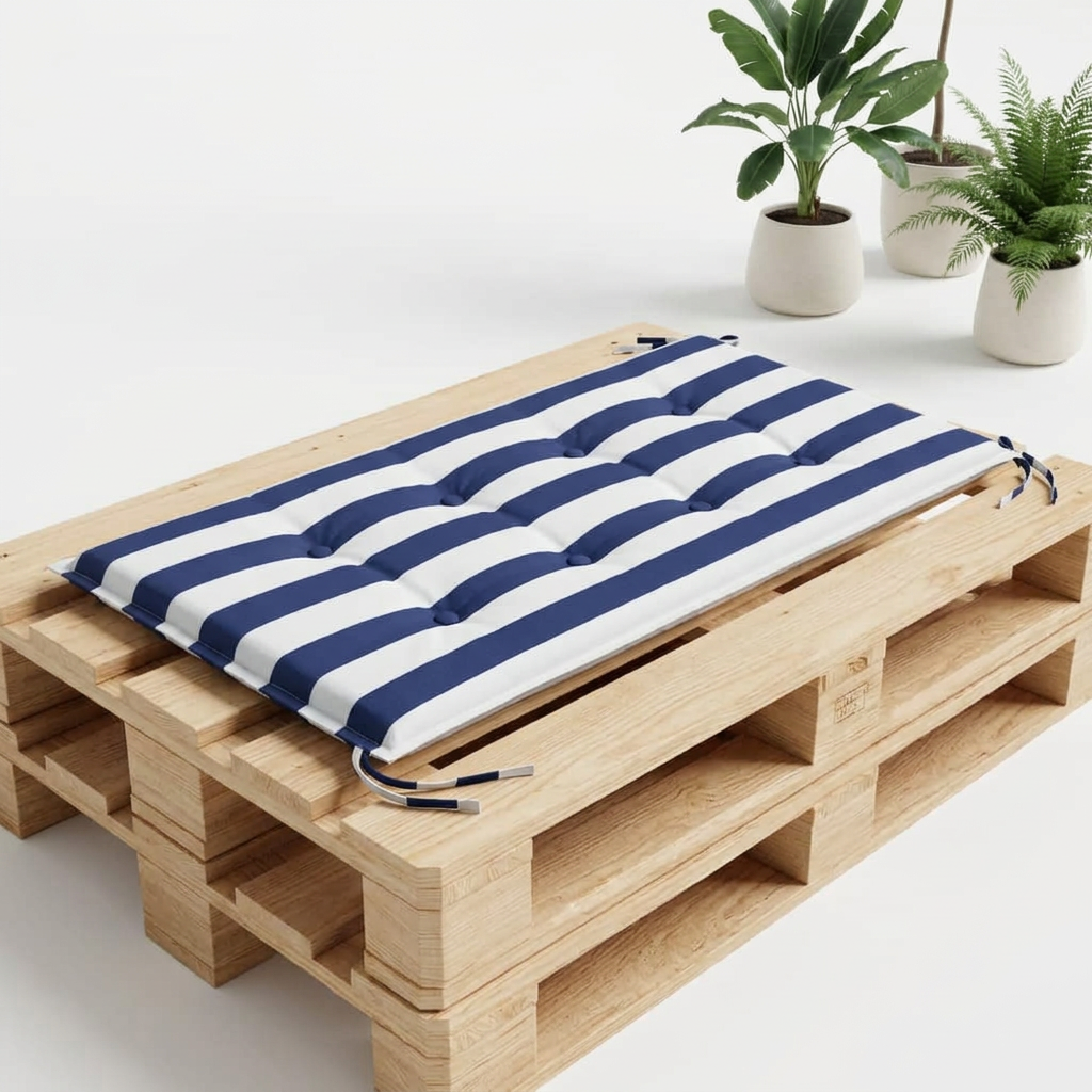 Coussin palette Oxford feuilles imperméable. - Variation 1
