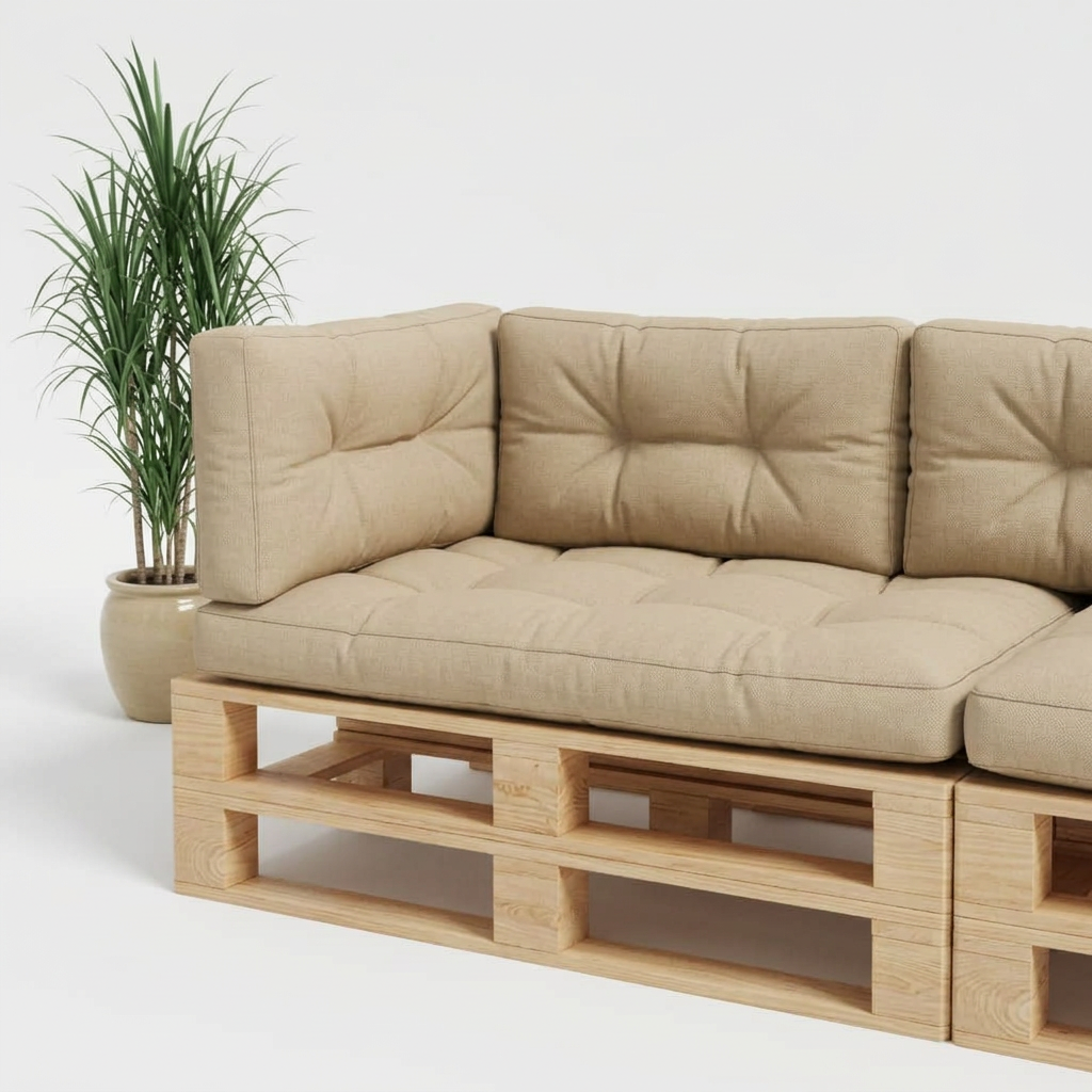 coussin palette dehoussable - Variation 1