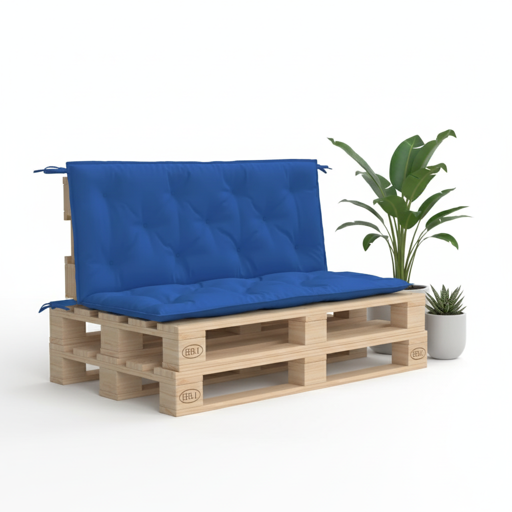 coussin palette bleu roi - Variation 1 Image