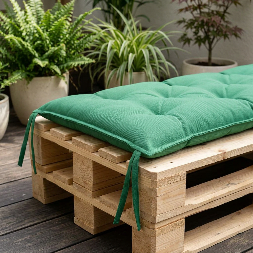 Coussin palette anthracite 180x50x7cm imperméable - Variation 2