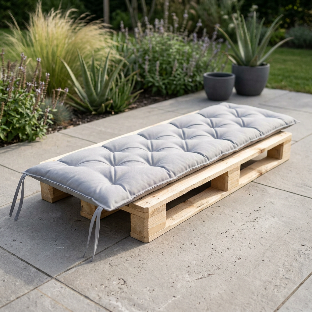 Coussin palette Anthracite 180cm - Variation 2