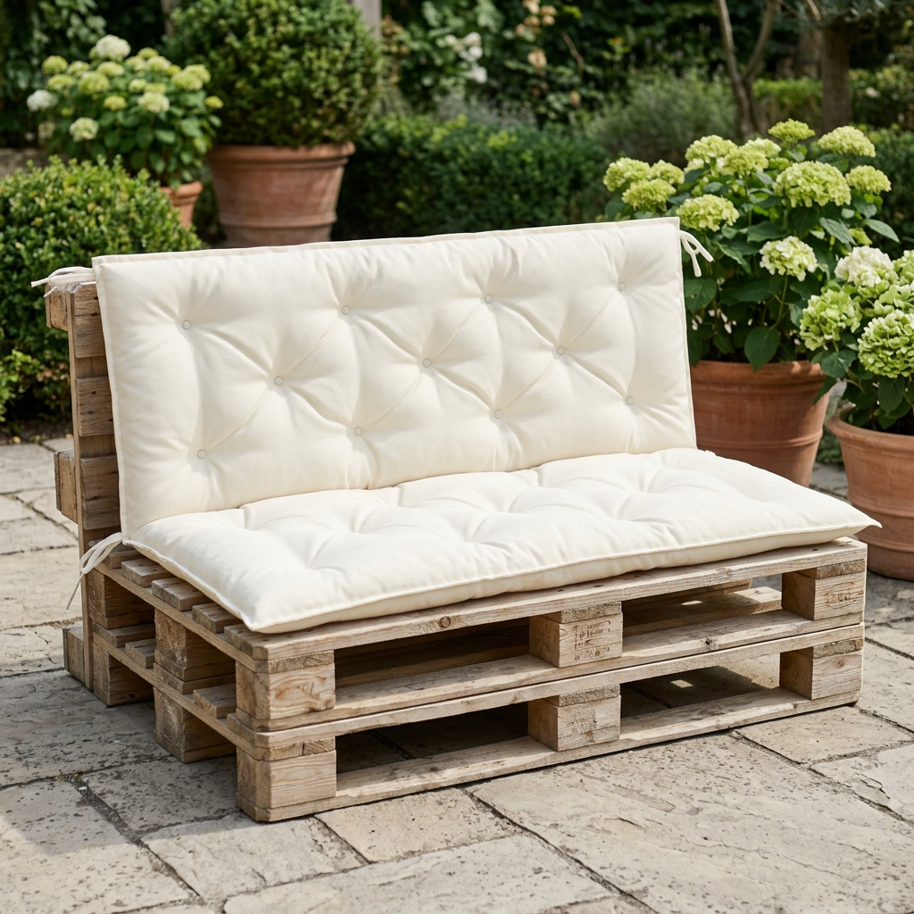 coussin palette ecru - Variation 2