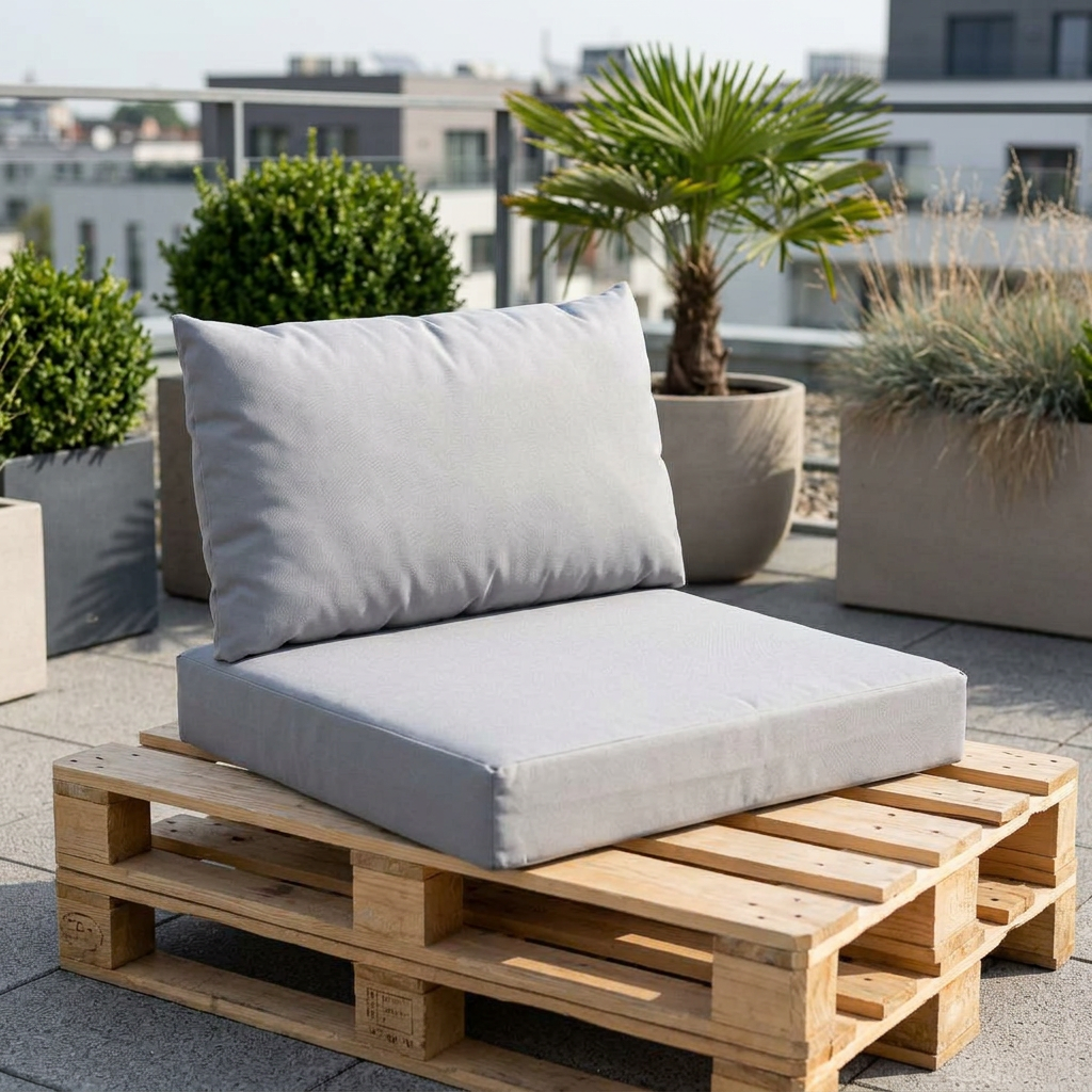 coussin palette bois - Variation 2