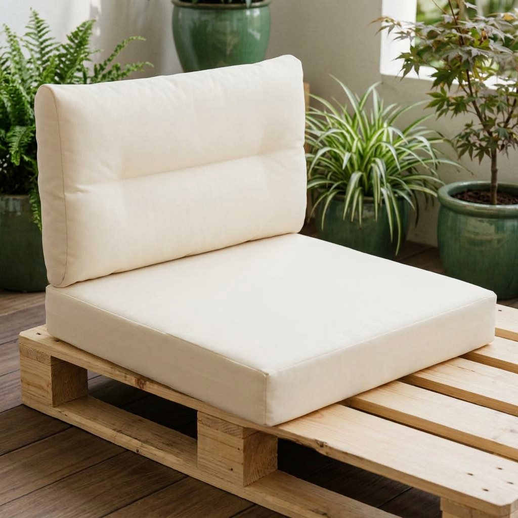 Coussin palette anthracite Oxford - Variation 2