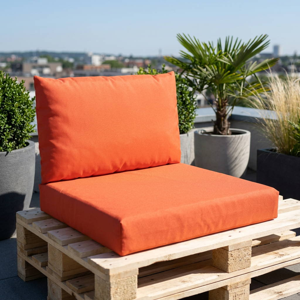 coussin palette orange - Variation 2