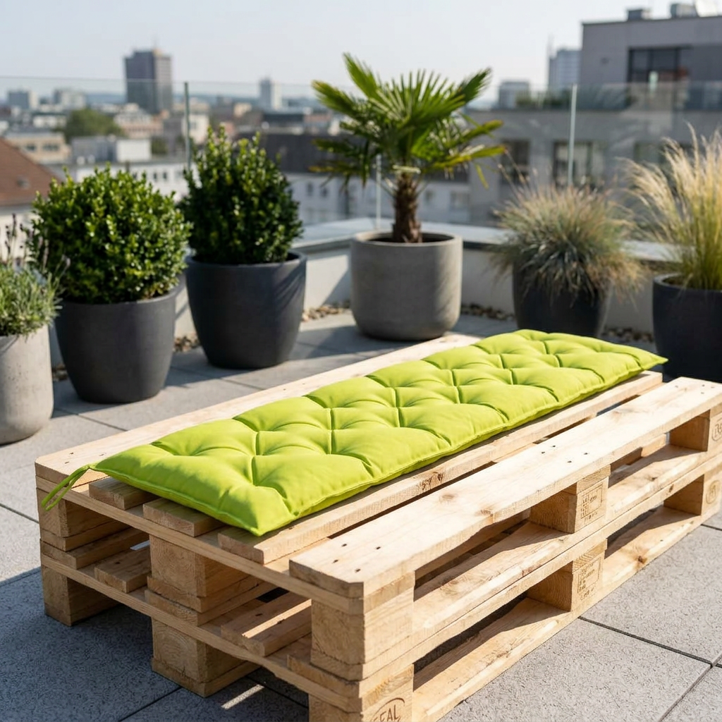 Coussin palette Anthracite 200x50cm Oxford Imperméable - Variation 2