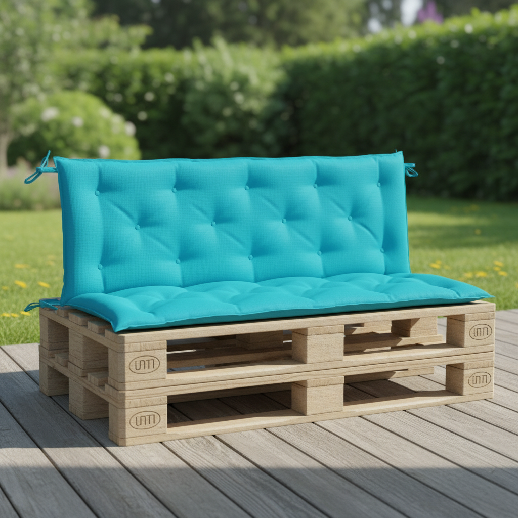 coussin palette cyan - Variation 2