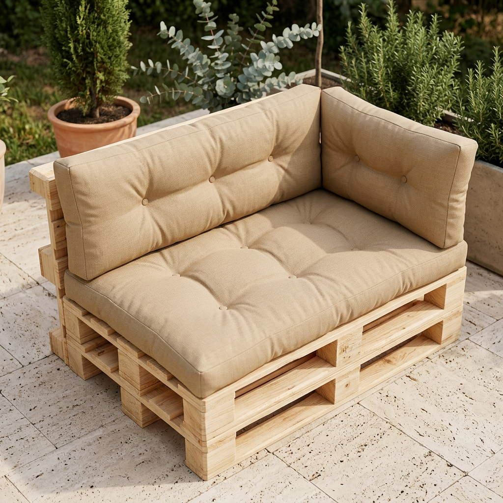 coussin palette dehoussable - Variation 2