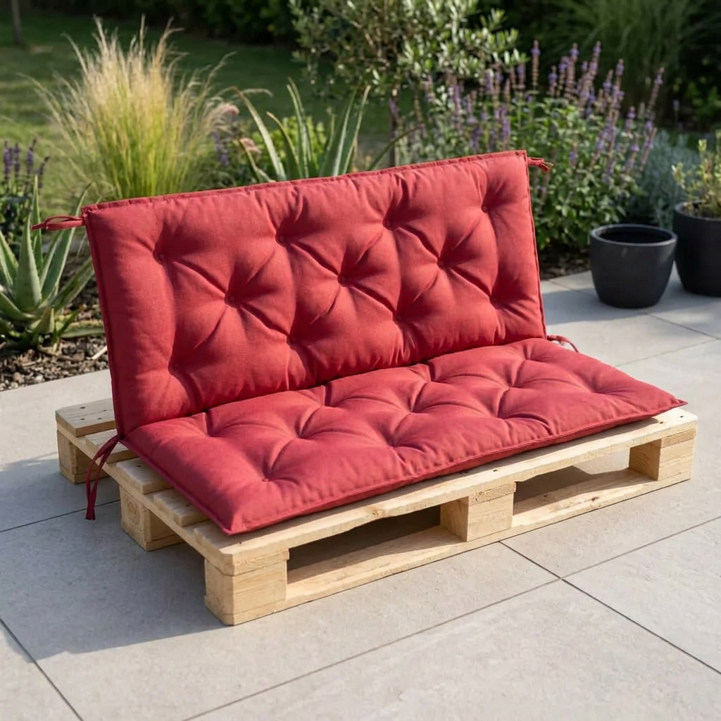 Coussin palette Banc Anthracite Lot 2 - Variation 2