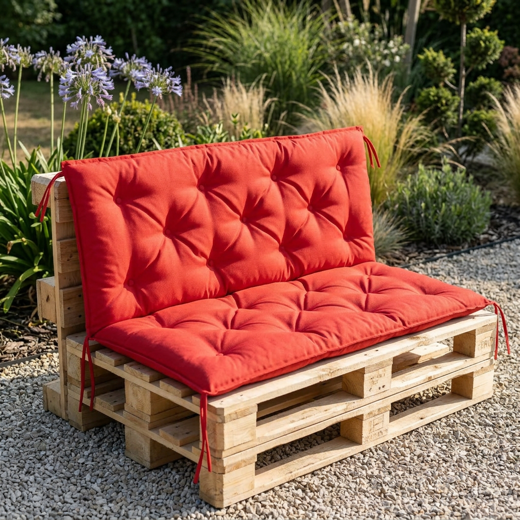 Coussin palette lot 2 Oxford anthracite - Variation 2