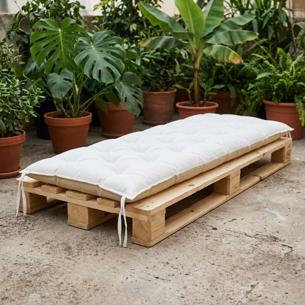 coussin pour palette blanc - Variation 2