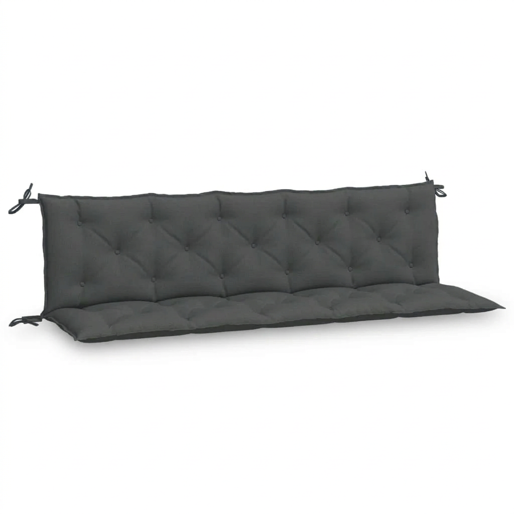 Coussin palette banc jardin set anthracite - Variation 3
