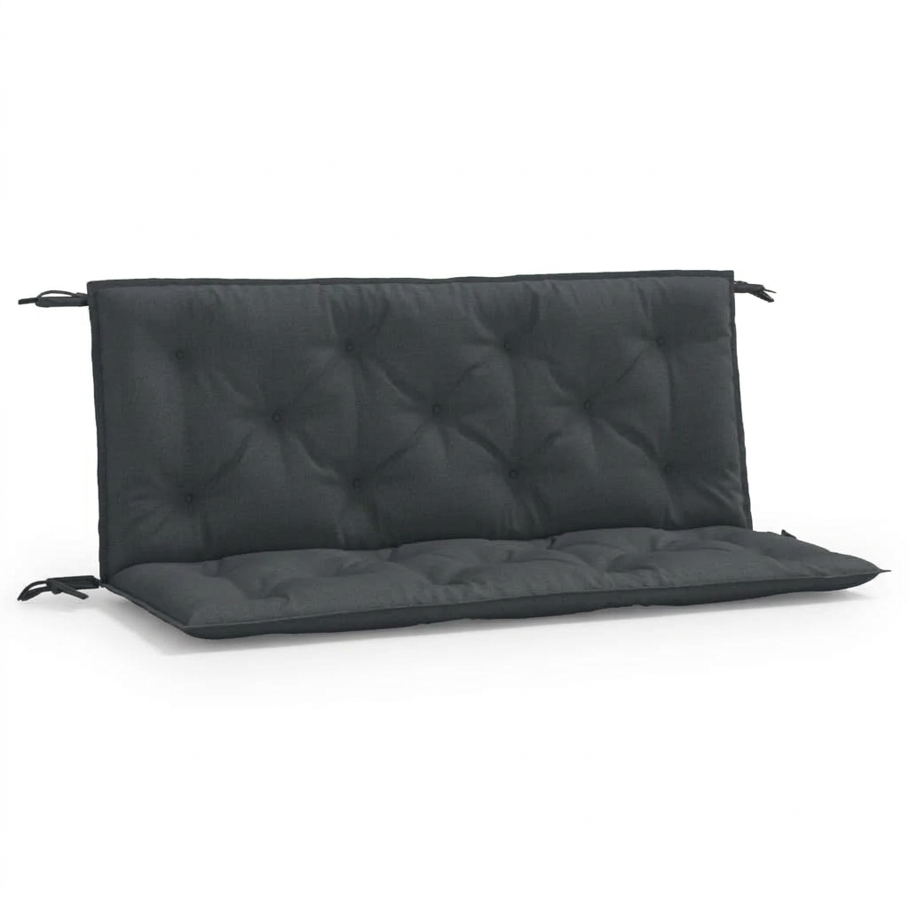 Coussin palette banc jardin anthracite set 2 - Variation 3