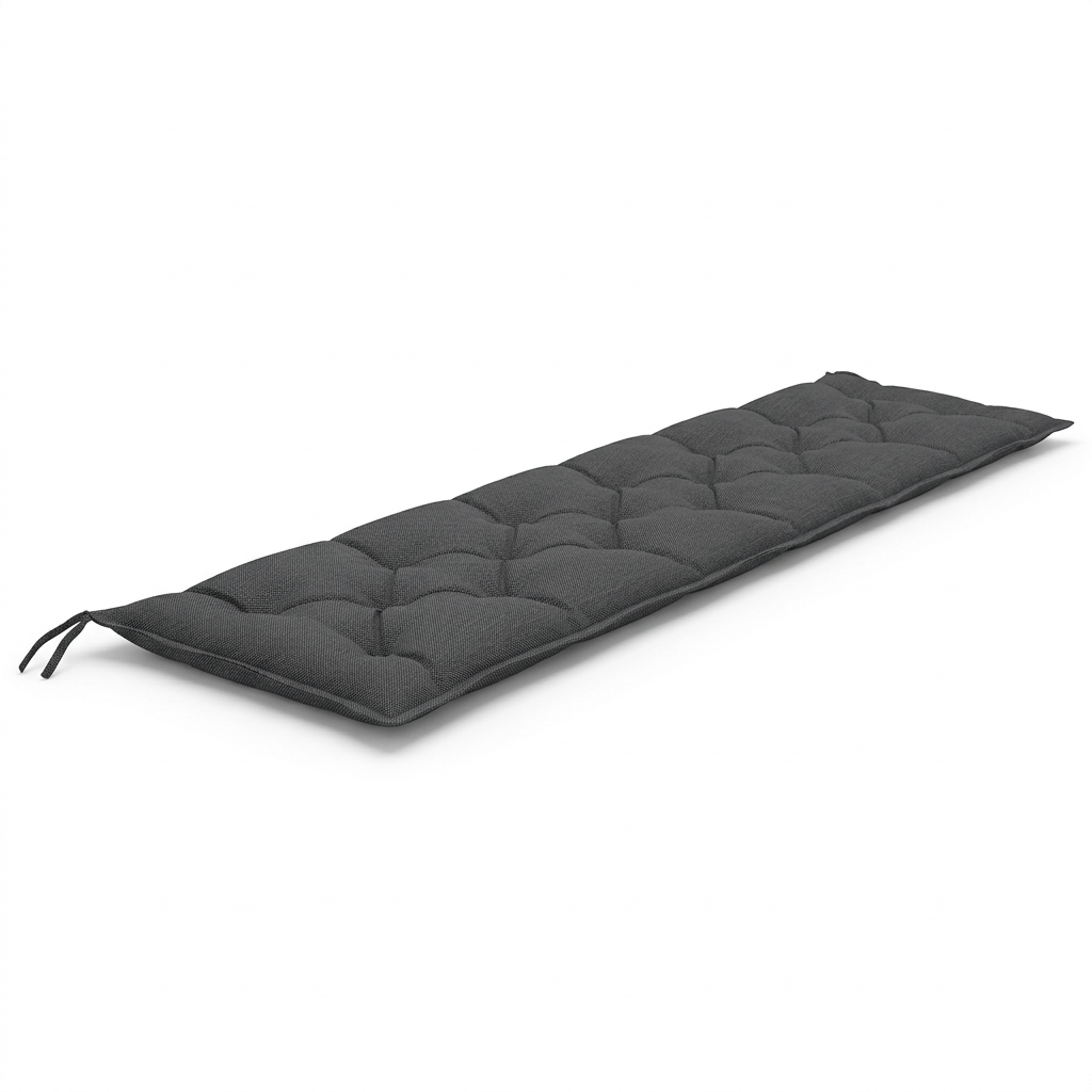 Coussin palette anthracite imperméable 200x50x7cm - Variation 3