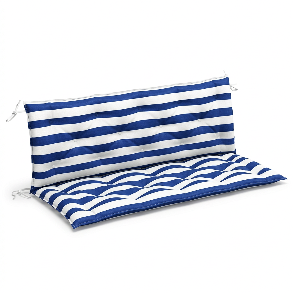 Coussin palette Lot 2 Banc Rayures - Variation 3