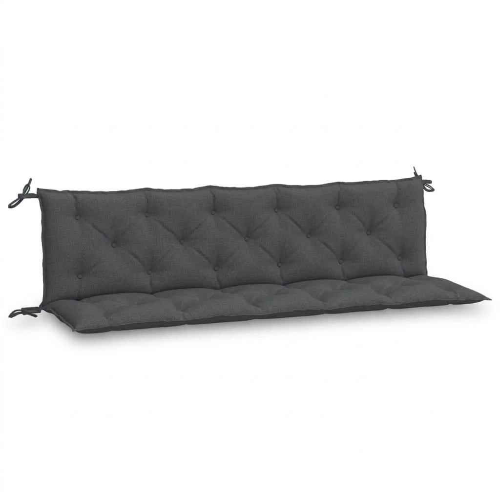 Coussin palette banc anthracite lot 2 imperméable. - Variation 3
