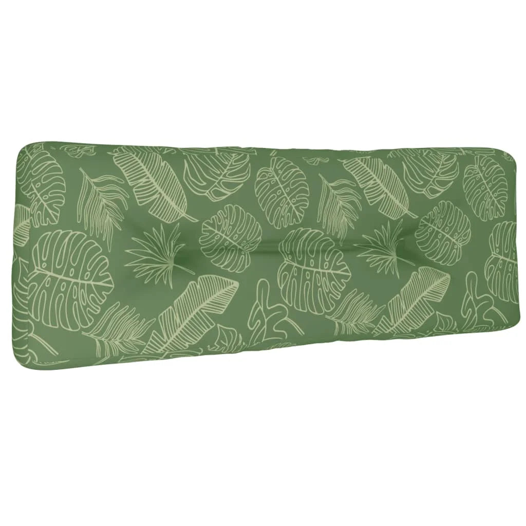 Coussin palette gris foncé 120x40x12 cm imperméable extérieur jardin