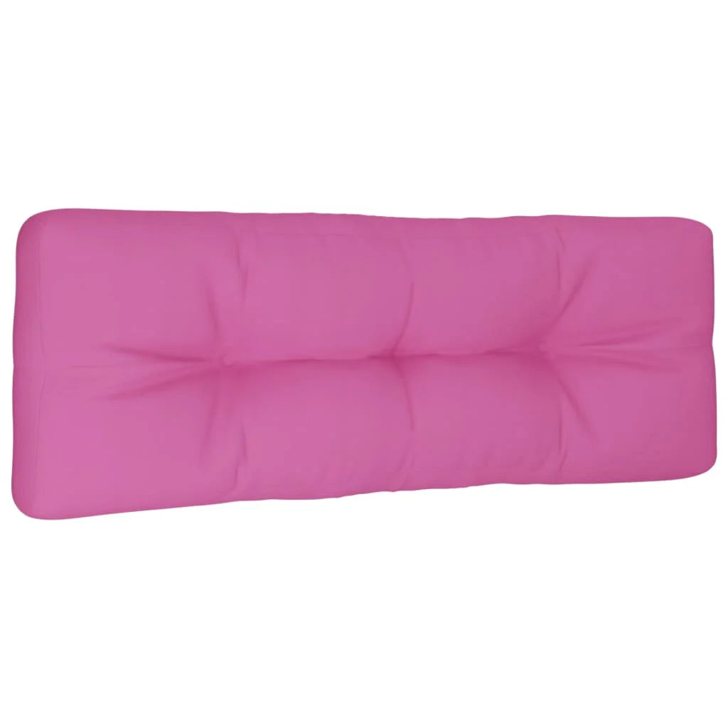 coussin palette dossier rose 120x40x12 cm imperméable