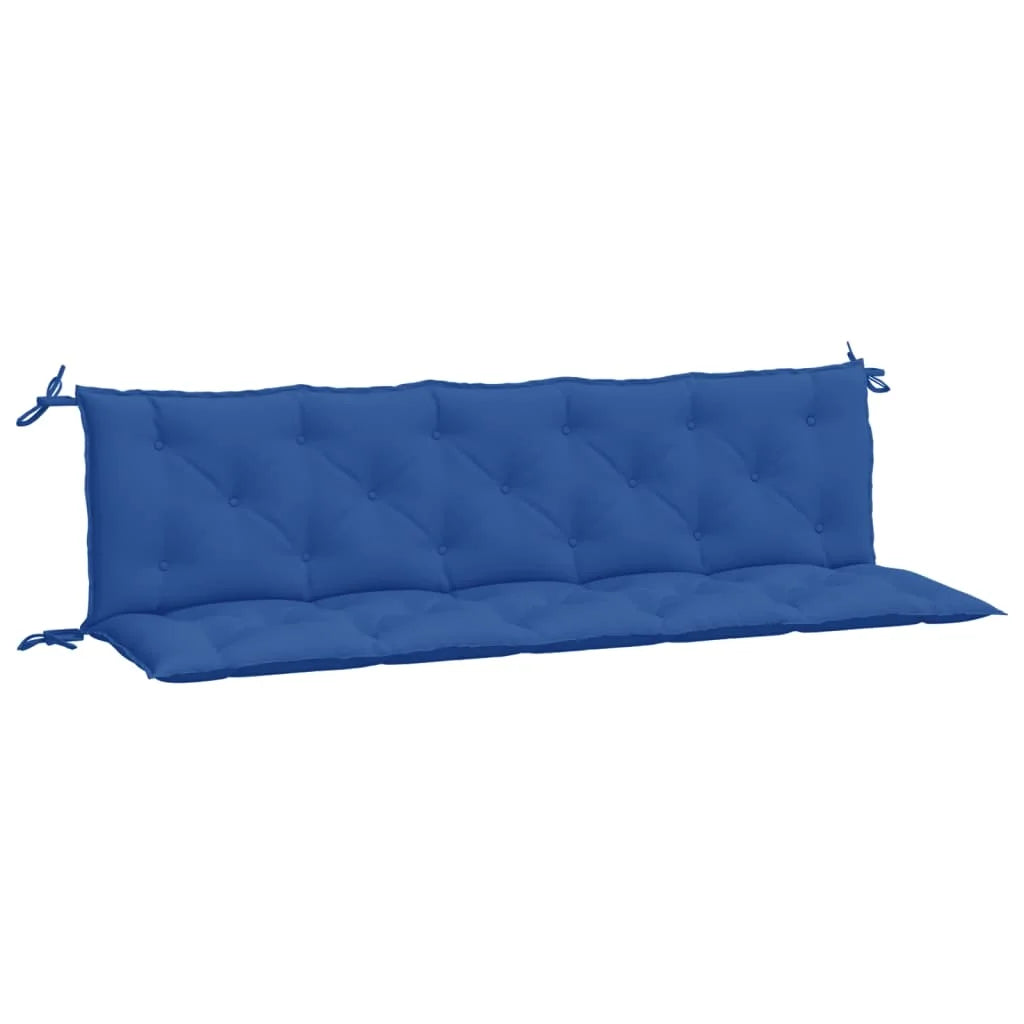 coussin palette banc jardin bleu imperméable lot 2